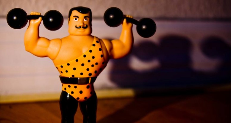 Photo of Weight Lifting Action Figure