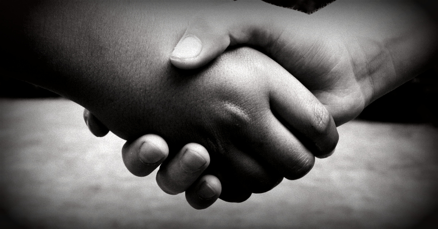 Partners Handshake for Marketing