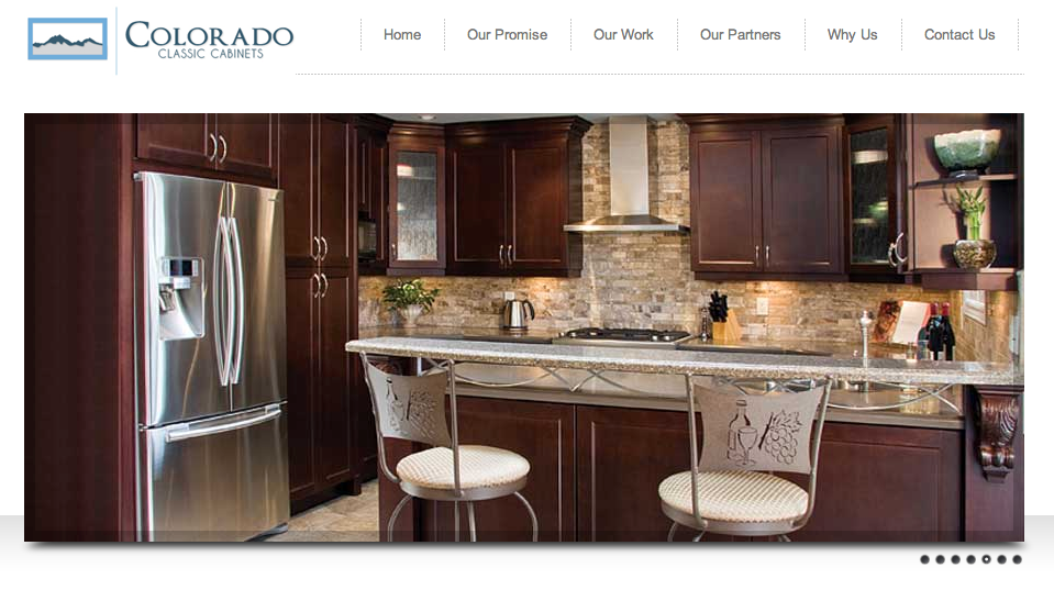 Colorado Classic Cabinets Website Design