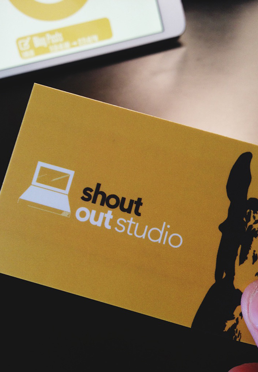 Image of Shout Out Business cards made by Moo