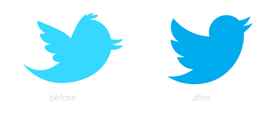 Refresh of Twitter Logo