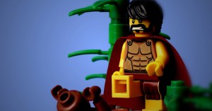 Image of Spartan Lego man