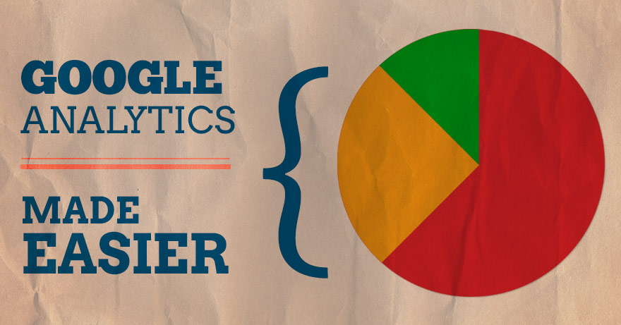 Picture of pie-chart with title of Google Analytics Made Easier