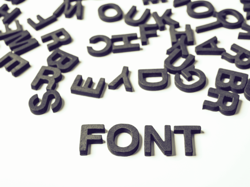 Learn how to choose a font for your website.