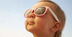 kid with sunglasses