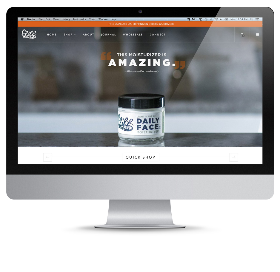 Cliff Original 2 new Cliff Original website - by Shout Out Studio