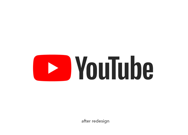 How to Work Through a Logo Refresh 4 YouTube Logo after 1