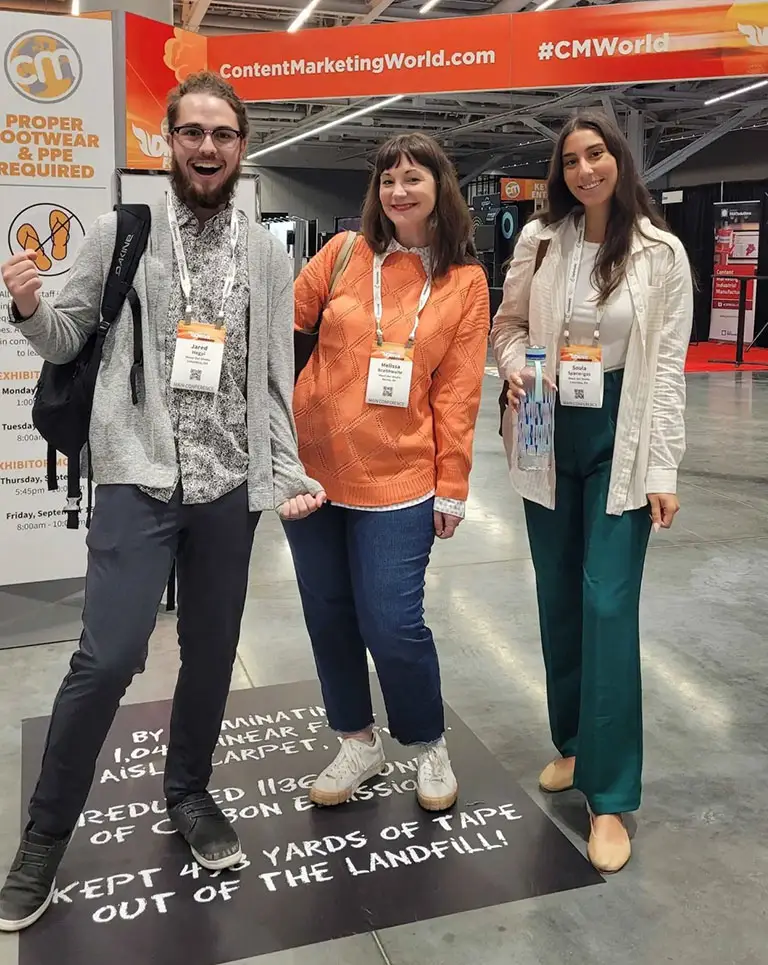 our team at content marketing world