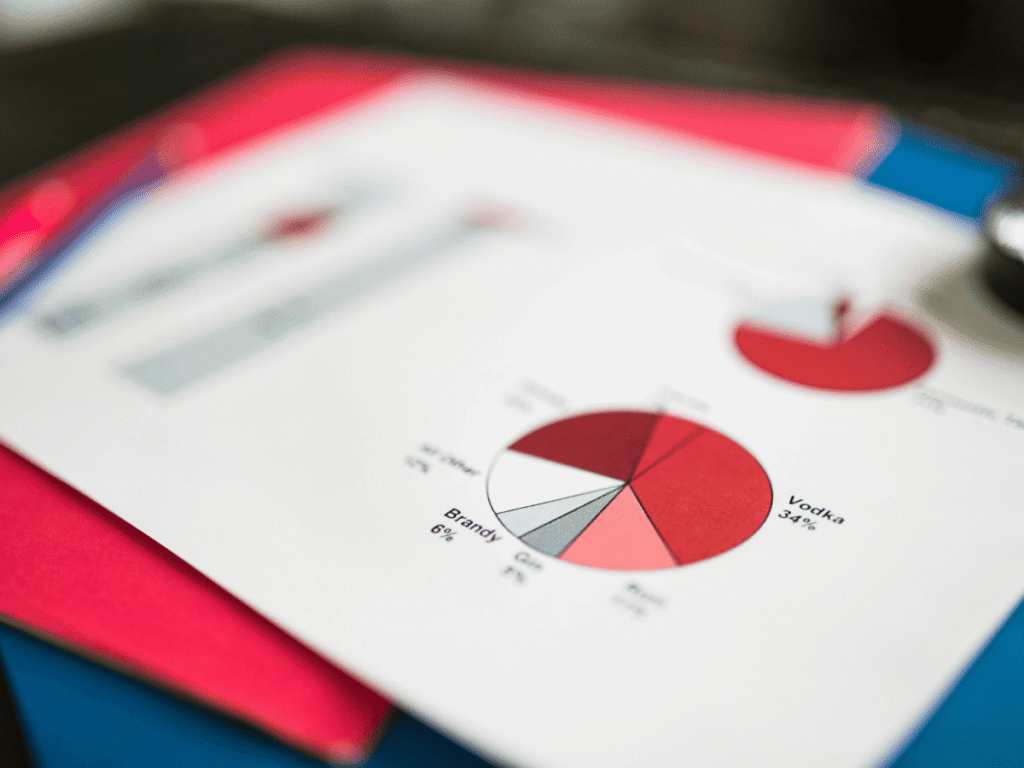 White paper with a graph image / Building a white paper for lead generation isn't as easy as you think.